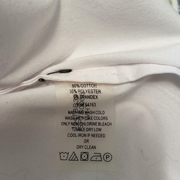 Ivanka Trump White Button Front Shirt- M - Picture 5 of 8